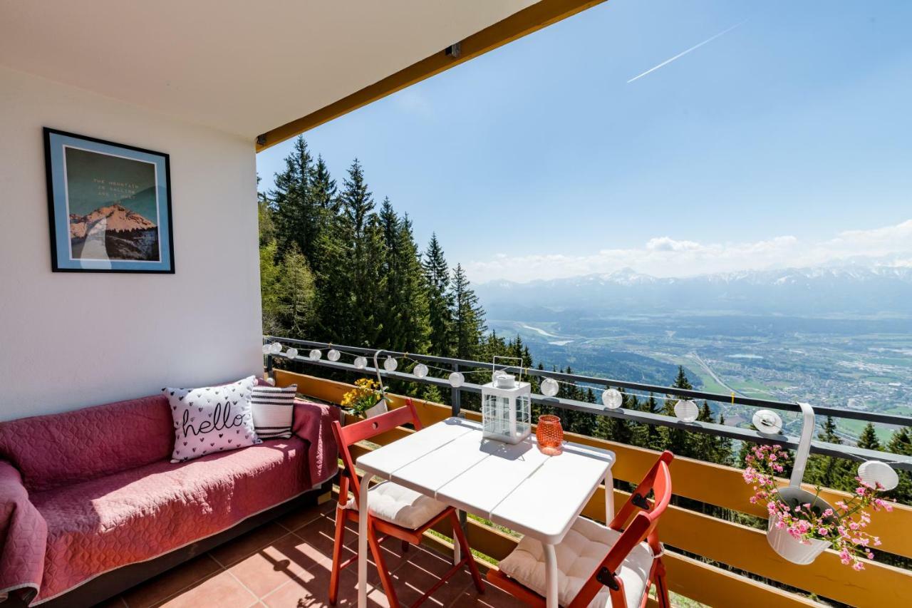 Mooki Mountain & Pool Gerlitzen Apartment Kanzelhohe Exteriör bild